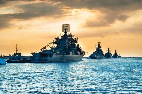 В ответ на угрозы США военные корабли ВМФ РФ развернулись в боевой порядок у берегов Сирии