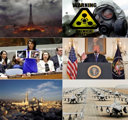 16-22 апреля в США и в Париже возможен фальшфлаг с применением химического оружия.